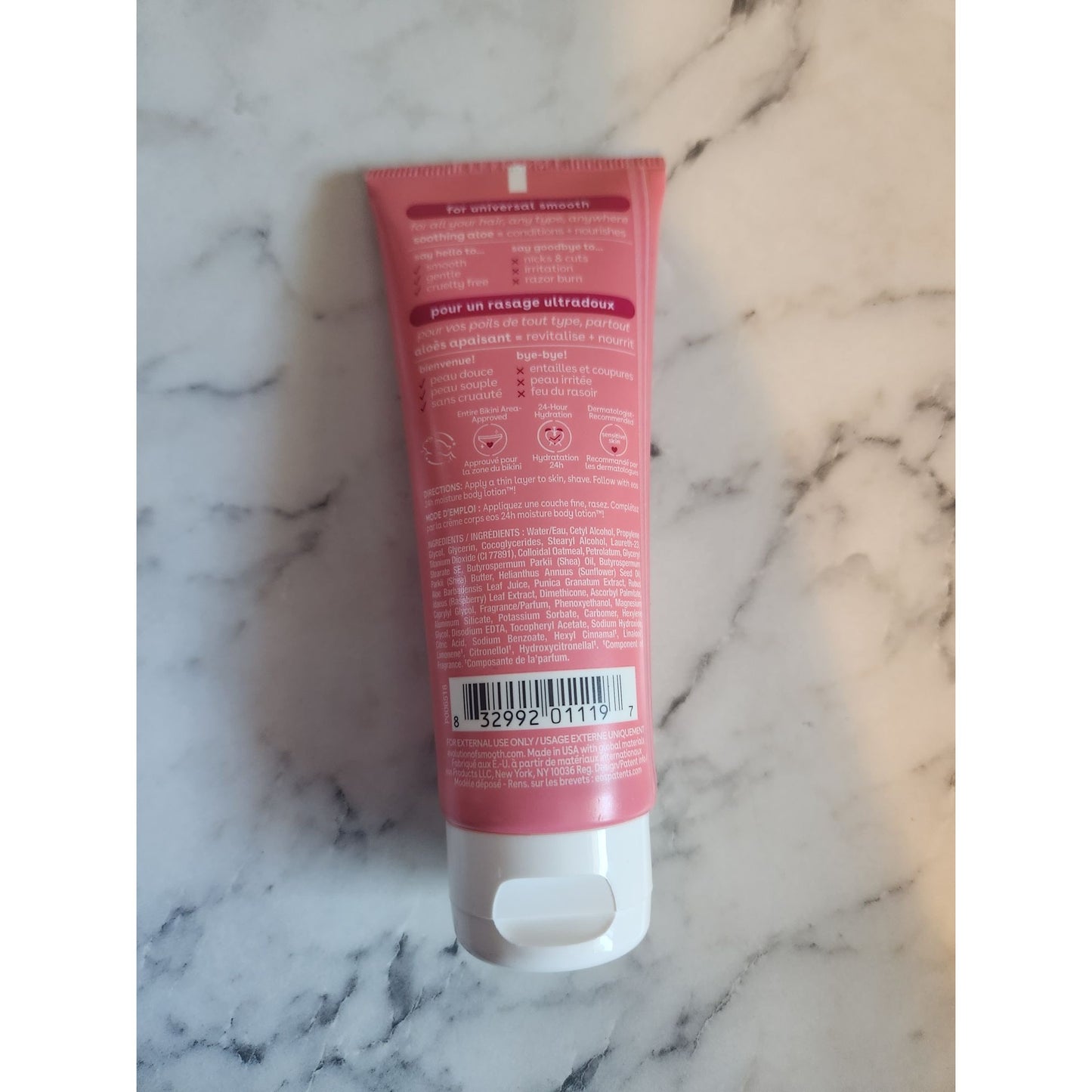 Eos Shea Better 24H Moisture Shave Cream Pomegranate Raspberry 2.5 Fl Oz Shaving