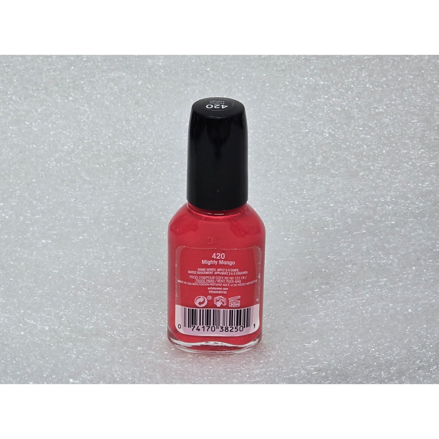 Sally Hansen Hard As Nails Nail Polish 420 Mighty Mango .45 oz