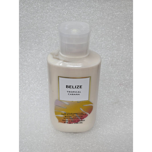 Bath & Body Works Belize Tropical Cabana Body Lotion 8 Oz Smooth Moisturizing