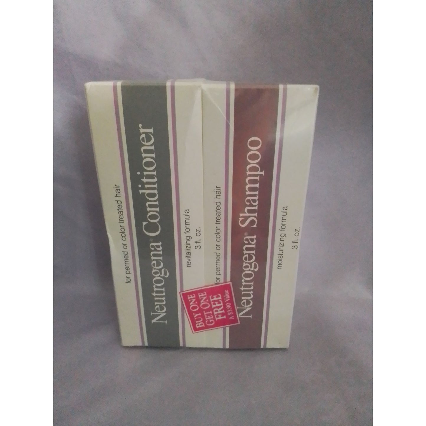 Vintage Neutrogena Shampoo & Conditioner Set Moisturizing Revitalizing Formula