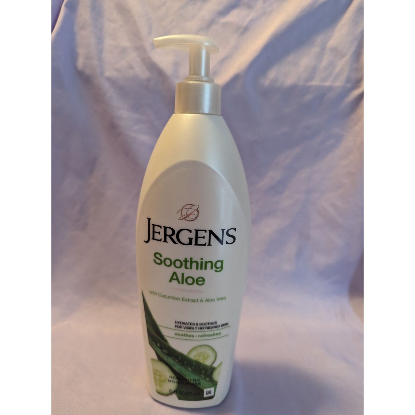 Jergens Soothing Aloe Moisturizer With Cucumber Extract & Aloe Vera 21 Oz Pump