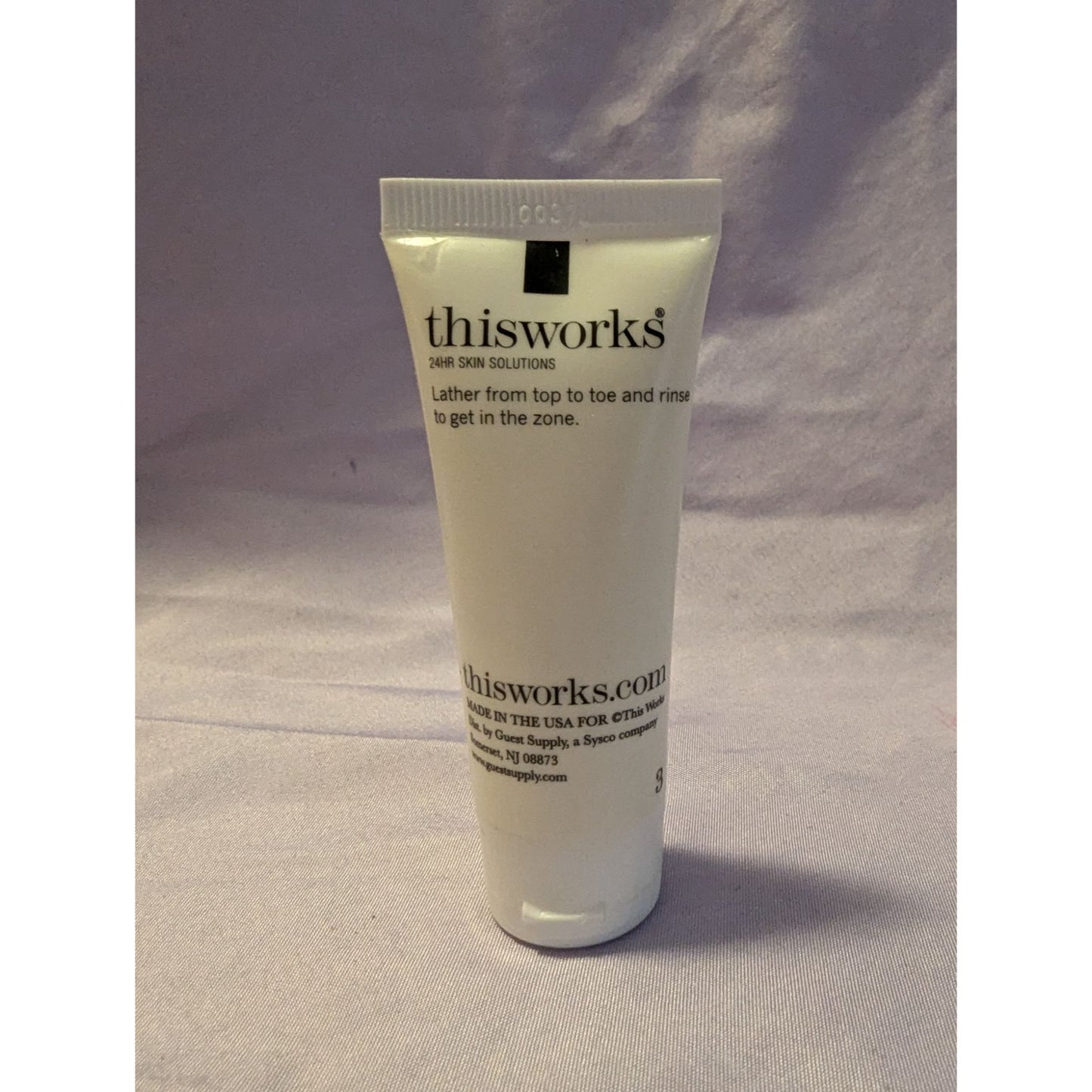 This works In The Zone Shower Gel .9 Oz Travel Size