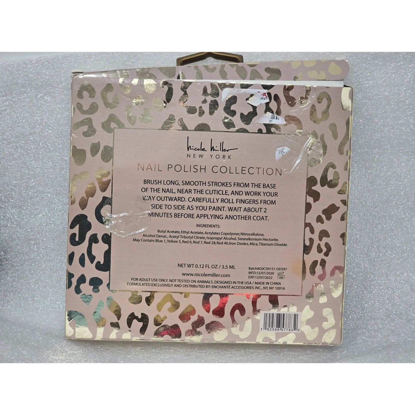 Nicole Miller Nail Polish Collection Gift Set With 10 Neutral & Pink Shades