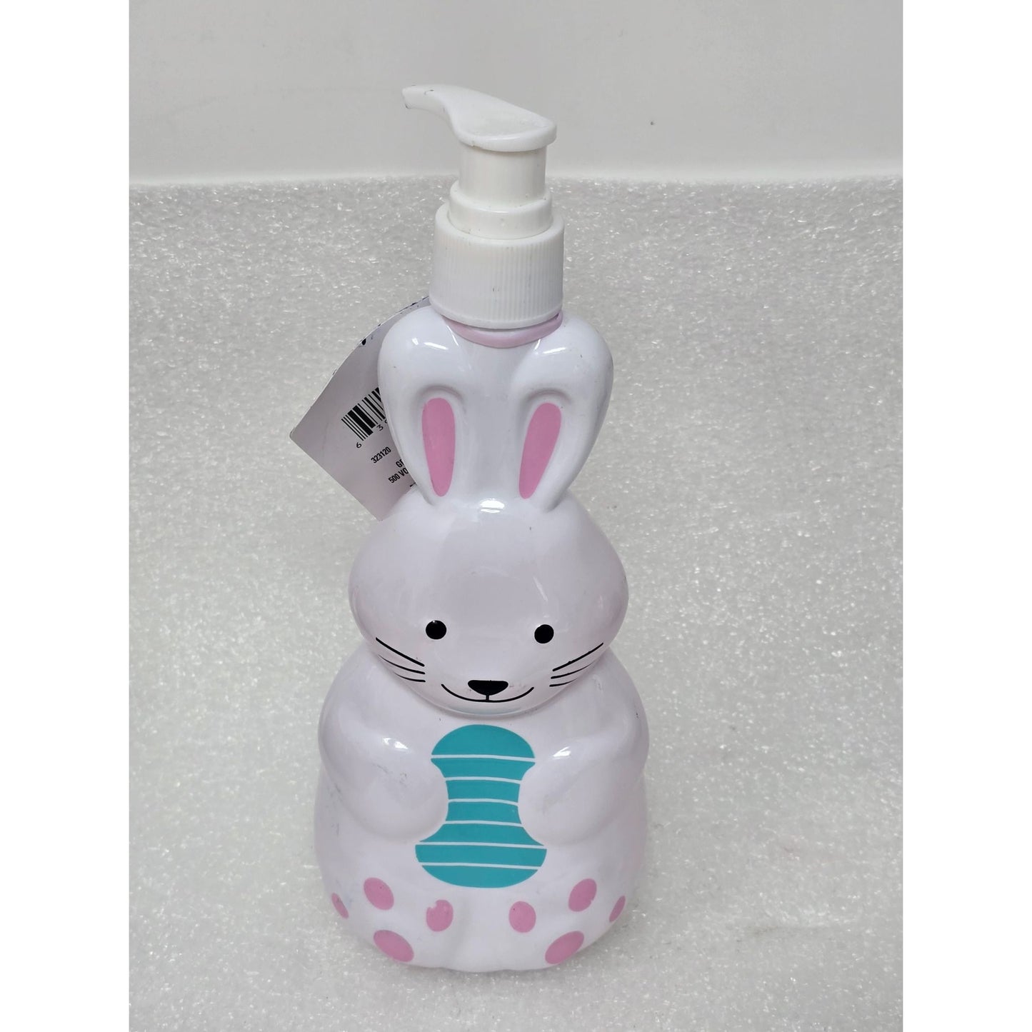Easter Bunny Hand Soap Dispenser With Pump White & Pink Carrot Cupcakes Scented