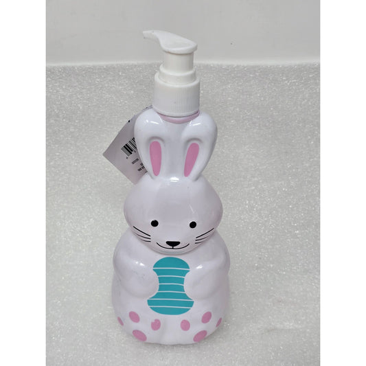 Easter Bunny Hand Soap Dispenser With Pump White & Pink Carrot Cupcakes Scented