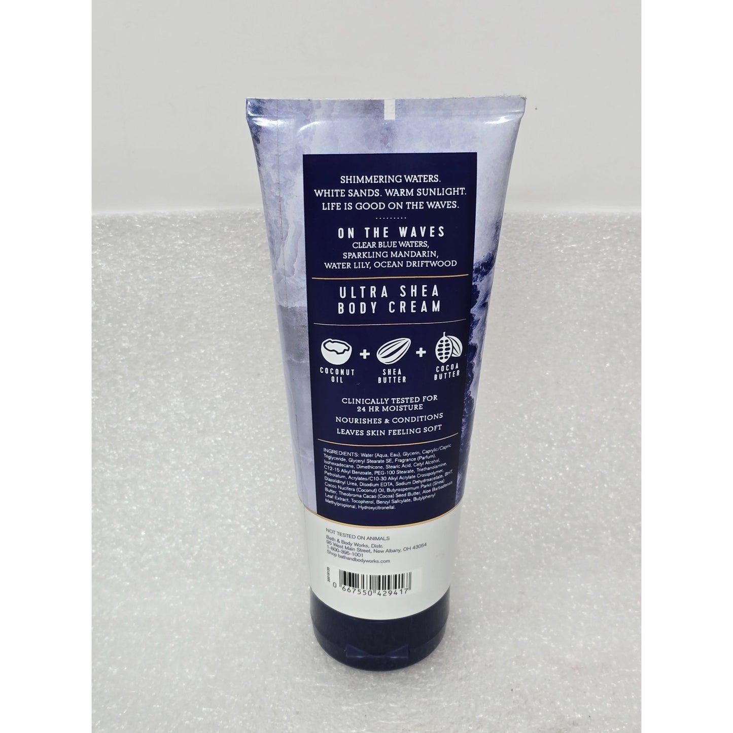 Bath & Body Works On The Waves Ultra Shea Body Cream 8 Oz