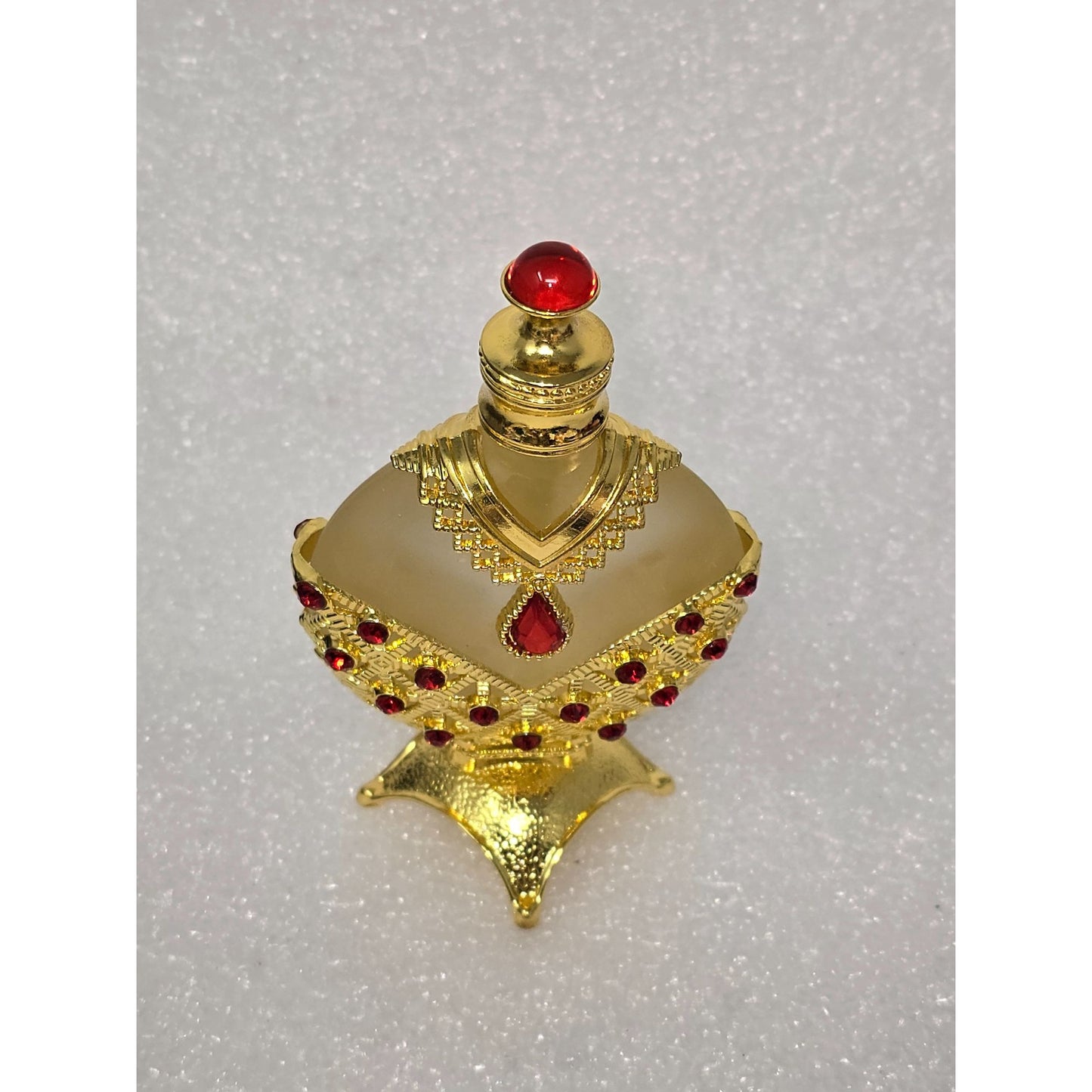 Khadlaj Hareem Al Sultan Gold Concentrated Oil Perfume Bottle Jeweled Design