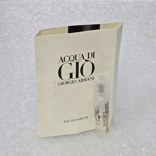 Acqua Di Gio Giorgio Armani Eau De Parfum Cologne Sample Spray 1.2ml Mens