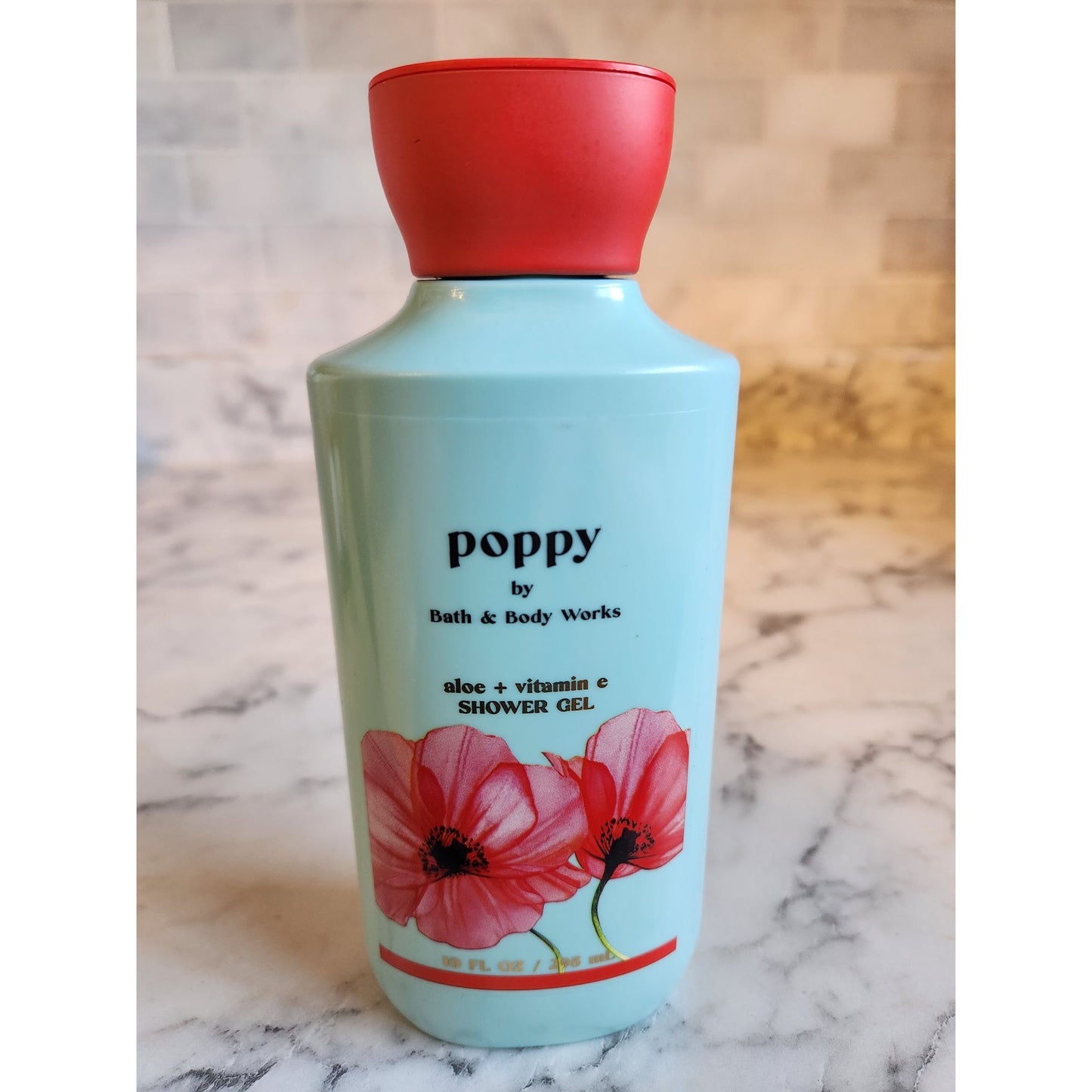 Poppy By Bath & Body Works Shower Gel With Aloe & Vitamin E 10 Oz Rhubarb & Pear