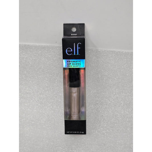 e.l.f. Prismatic Lip Gloss Rose Quartz 0.08 Oz Lightweight High Shine Finish