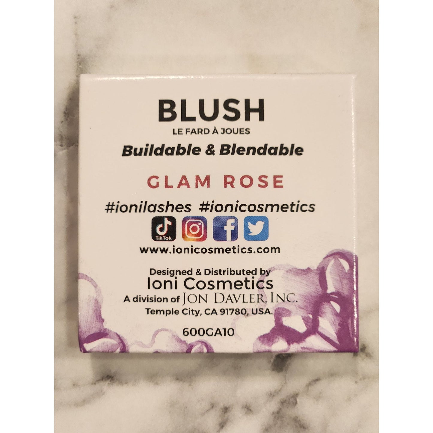 Sophie Glam Rose Buildable & Blendable Blush By Ioni Cosmetics