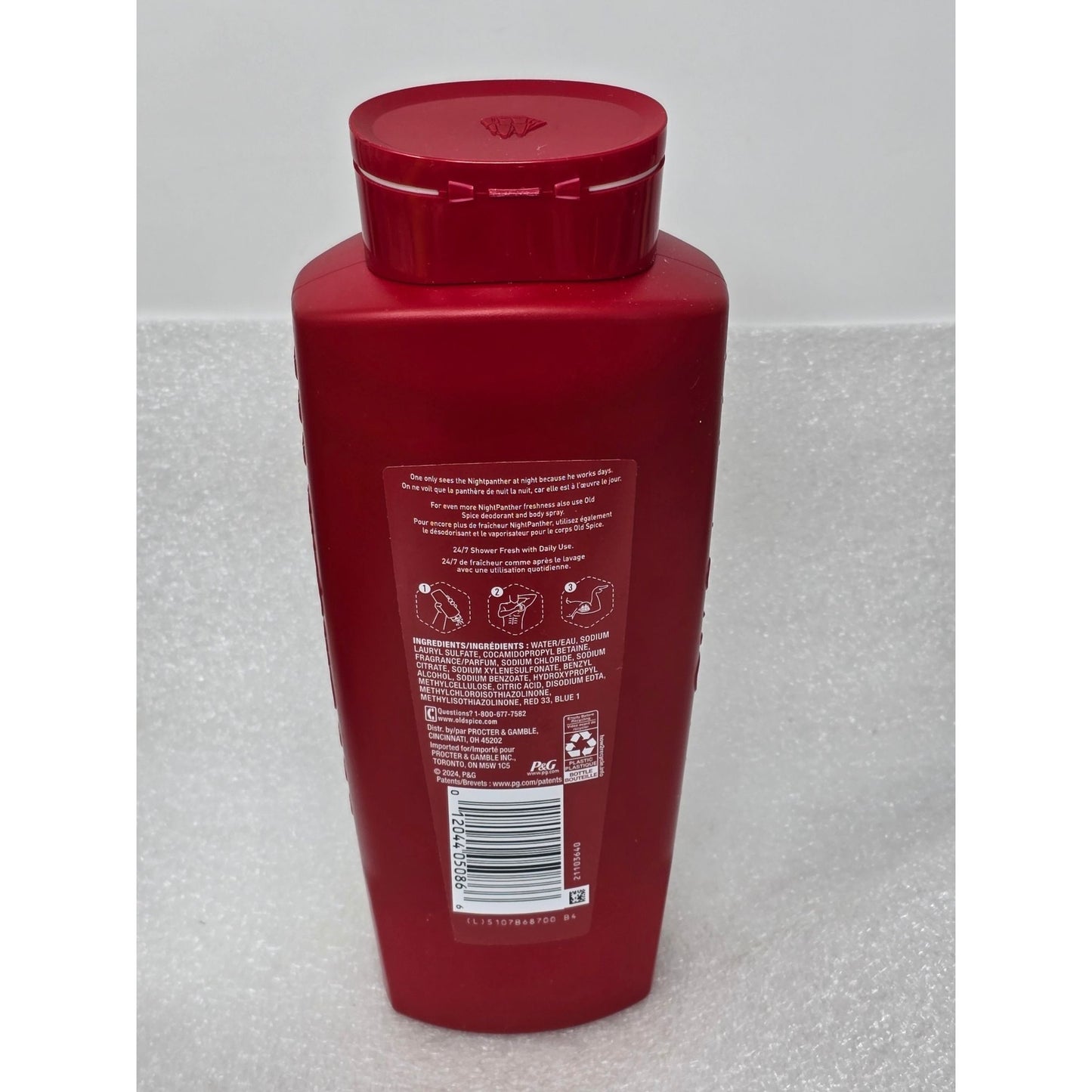 Old Spice Night Panther Body + Face Wash 709ml Legendary Scent Rich Warm Scent