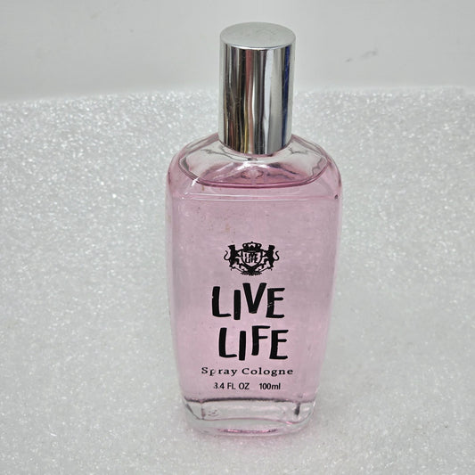 Live Life Spray Cologne 3.4 Fl Oz 100 Ml Fragrance