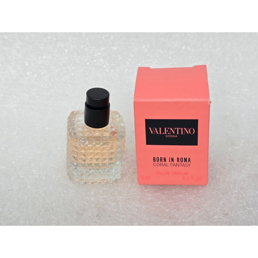 Valentino Donna Born In Roma Coral Fantasy Eau De Parfum .2 oz Mini Perfume