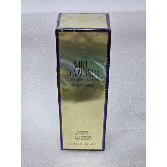 Elizabeth Taylor White Diamonds Body Radiance Perfumed Body Lotion 6.8 oz Sealed