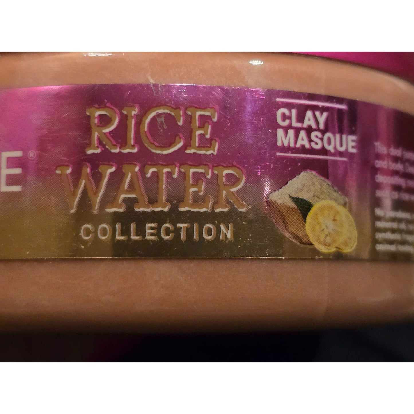 Mielle Rice Water Collection Clay Masque 8 Oz Hair & Body Detoxifier