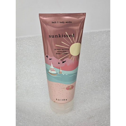 Bath & Body Works Sunkissed Ultra Shea Body Cream 8 Oz 24-Hour Moisture