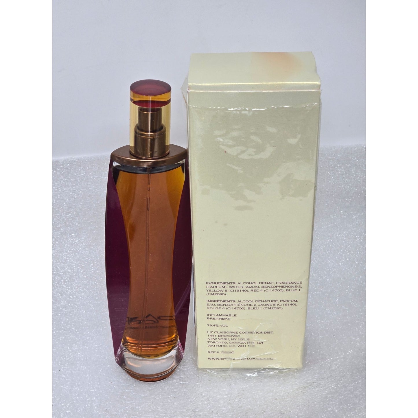 Vintage Liz Claiborne Spark Eau De Parfum Perfume Spray 3.4 Oz 100 mL New In Box