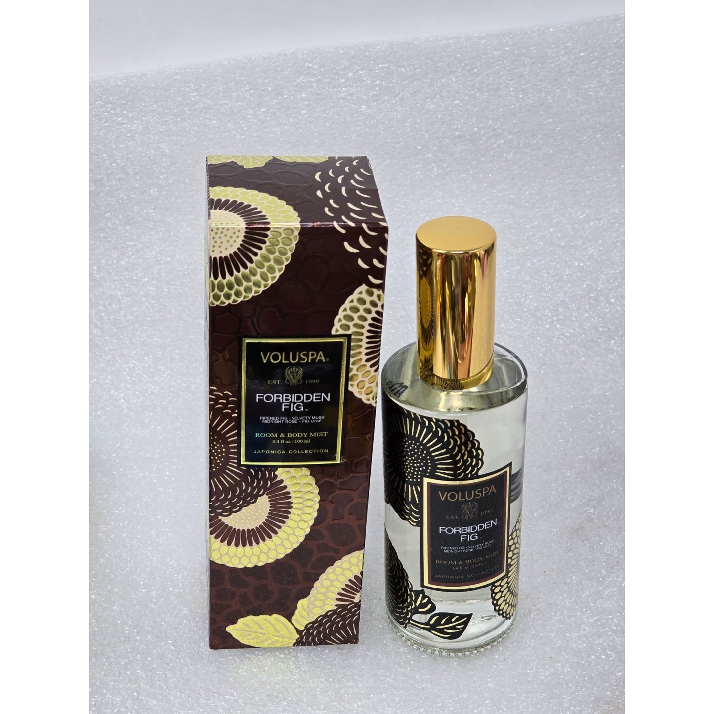 Voluspa Forbidden Fig Room & Body Mist 3.4 oz Japonica Collection With Box