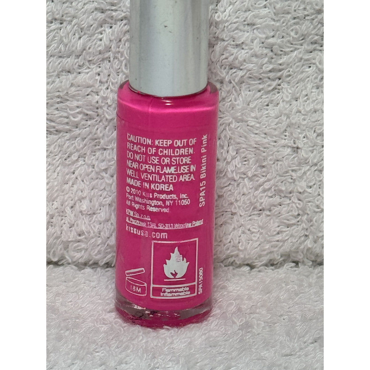 Kiss Nail Art Paint Vernis À Ongles - Bikini Pink 7.5ml