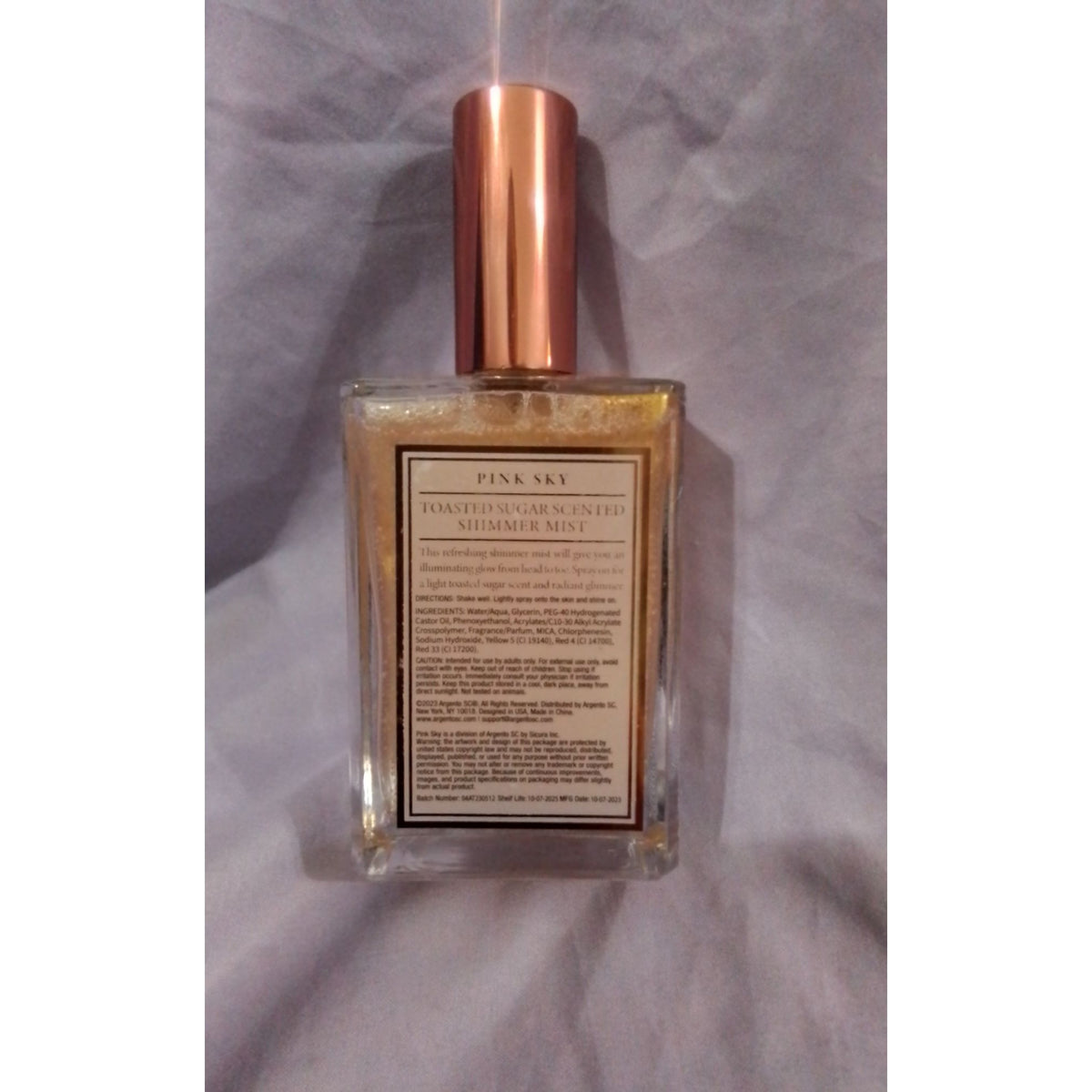 Pink Sky Toasted Sugar Scented Shimmer Mist 4 fl. oz / 118 mL