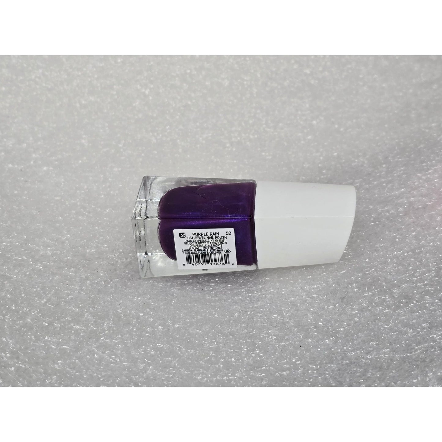 Believe Beauty Just Jewel Nail Polish Purple Rain Shimmer Finish Long-Lasting