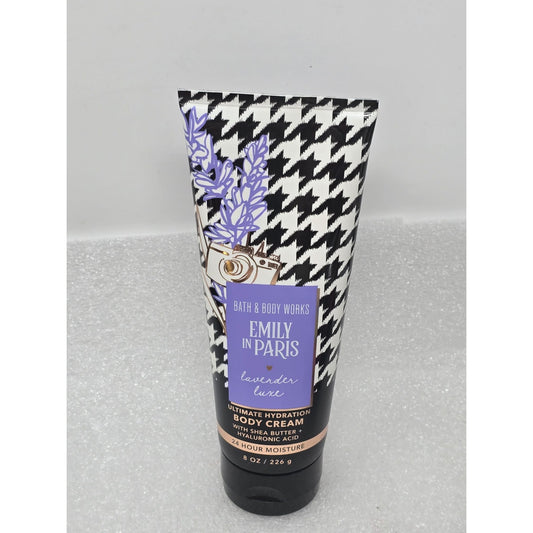 Bath & Body Works Emily In Paris Lavender Luxe Body Cream 8 Oz Hyaluronic Acid