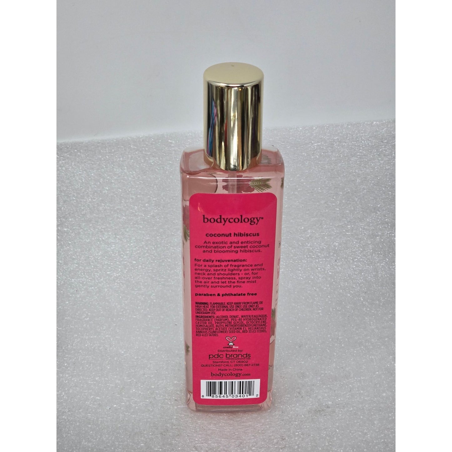 Bodycology Coconut Hibiscus Fragrance Mist 8 Fl. Oz Paraben & Phthalate-Free