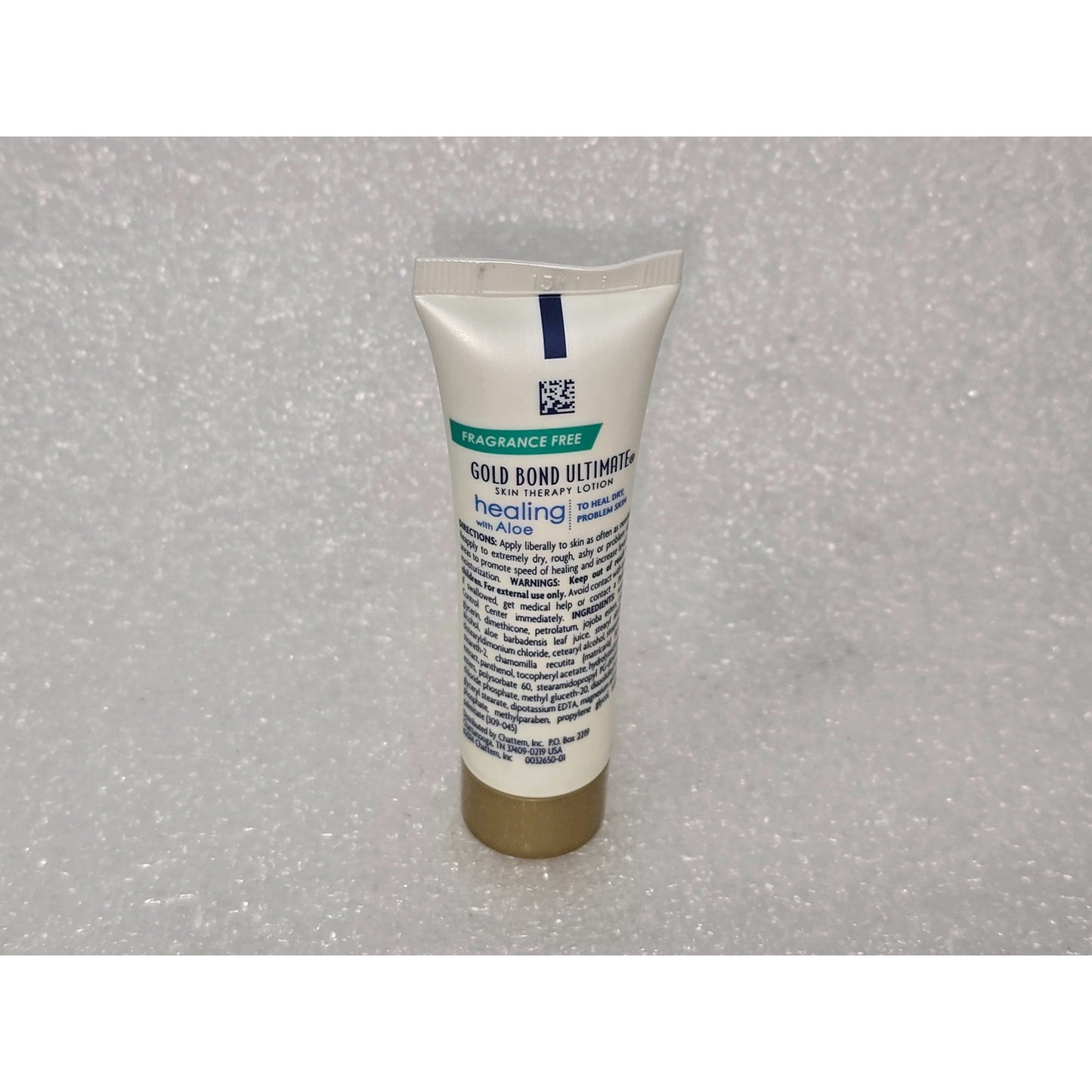 Gold Bond Ultimate Healing Aloe Skin Therapy Lotion Fragrance-Free 0.75 Oz Tube