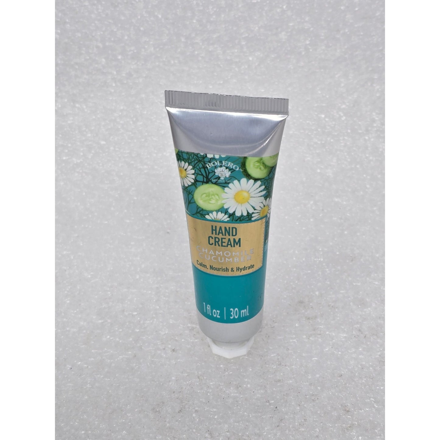 Bolero Chamomile & Cucumber Hand Cream 1 oz Hydrating & Nourishing Formula
