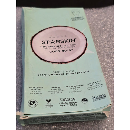 Starskin Coco-Nuts Nourishing Coconut Hot Oil Hair Mask 1.3 Fl Oz