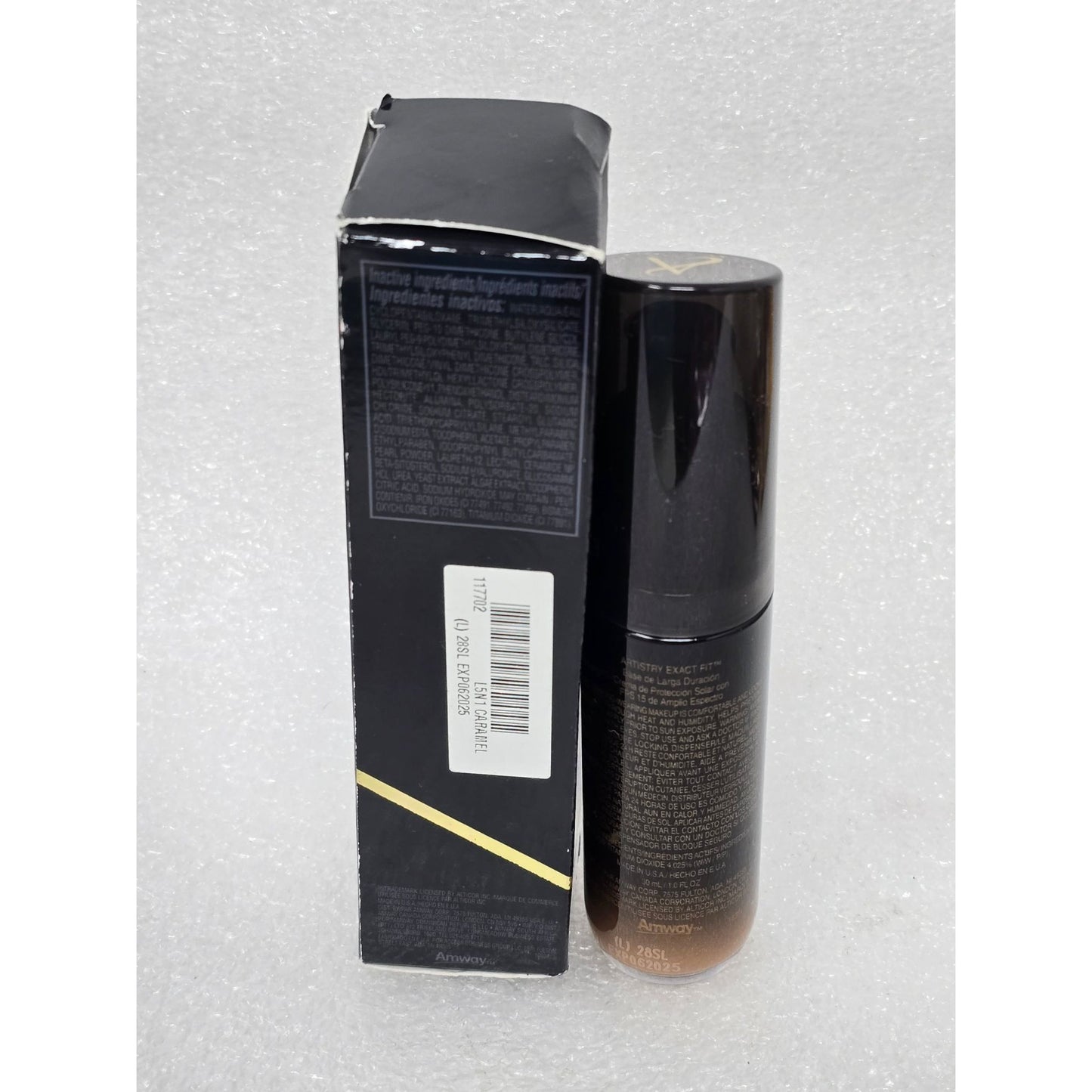 Artistry Exact Fit Longwearing Foundation SPF 15 Broad Spectrum L5N1 Caramel