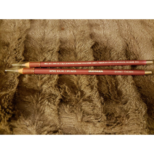 Lot of 2 Jordana Kohl Kajal Lip Liners Burnt Cherry