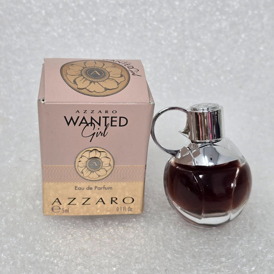 Azzaro Wanted Girl Eau De Parfum 5ml Miniature Perfume Bottle .10 oz