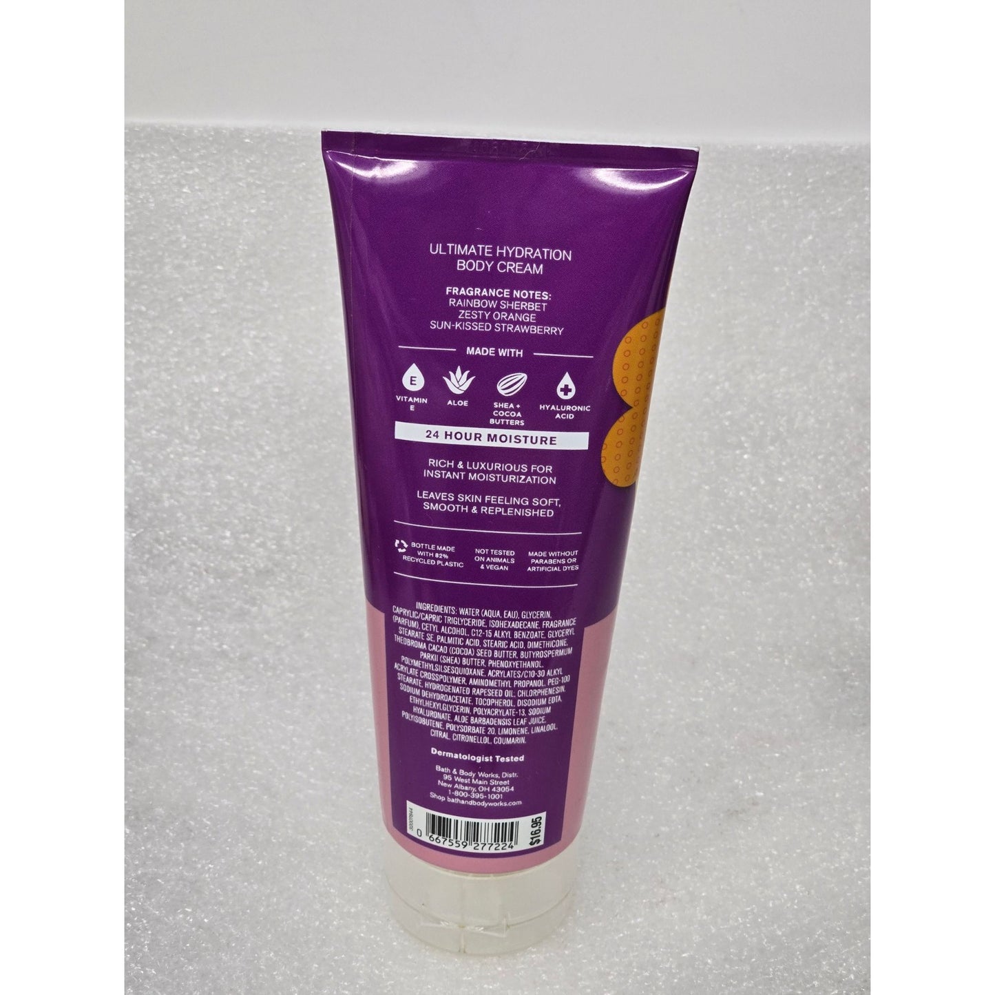 Fruity Sherbet Scoop Body Cream Bath & Body Works 24 Hour Moisture Shea Butter