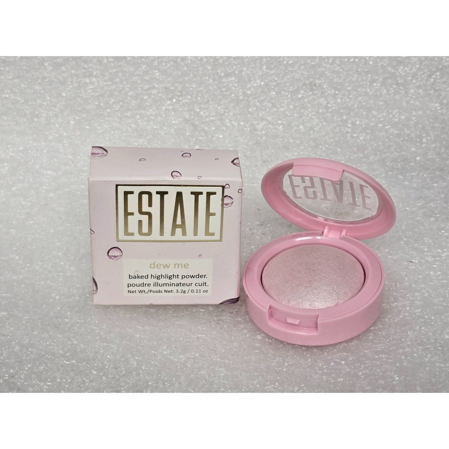 Estate Dew Me Baked Highlight Powder Pearl Cruelty-Free Paraben-Free Highlighter