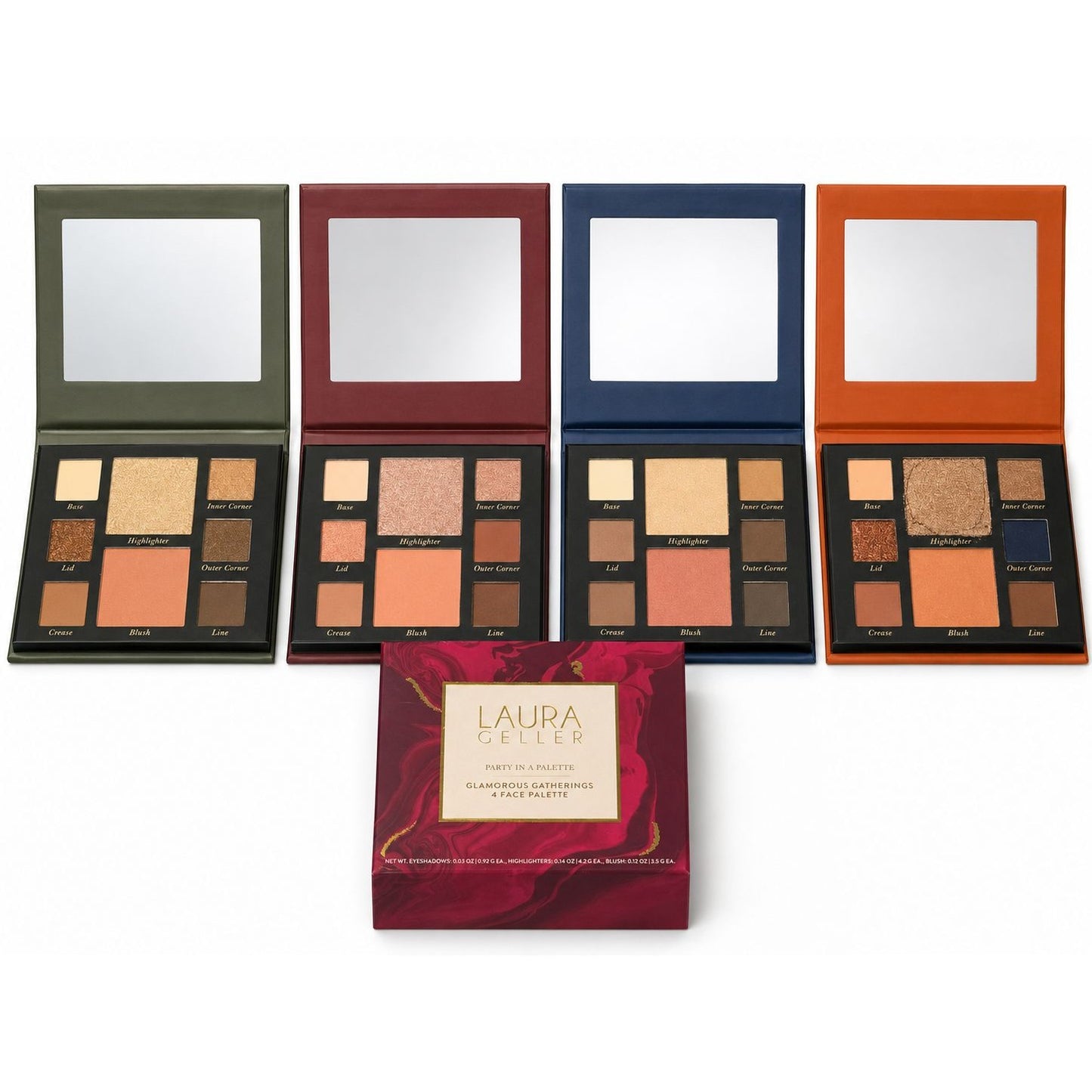 Laura Geller Party In A Palette Glamorous Gatherings 4 Face Palette Gift Set