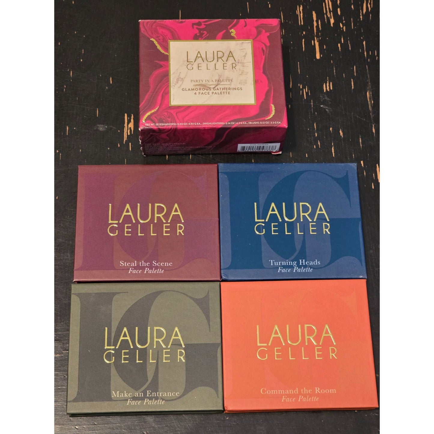 Laura Geller Party In A Palette Glamorous Gatherings 4 Face Palette Gift Set