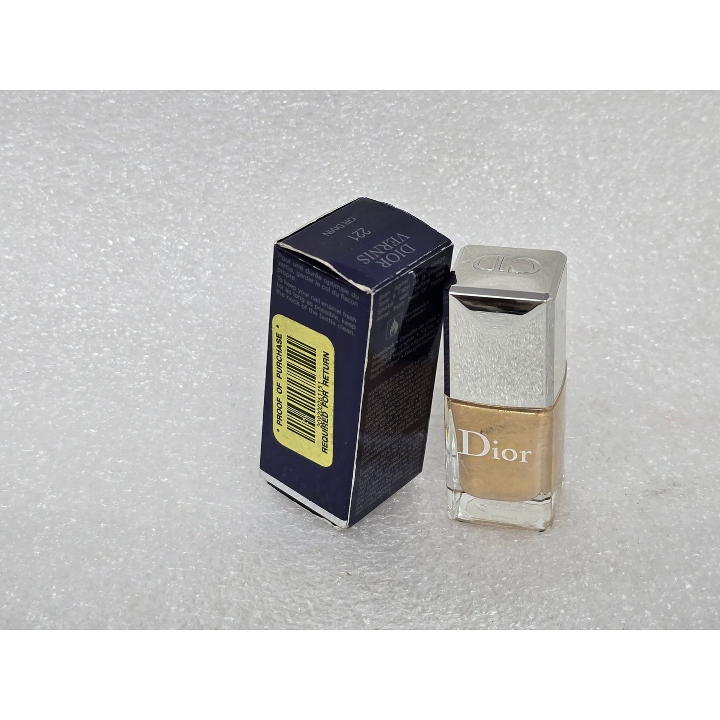 Dior Vernis 221 Or Divin Nail Lacquer Polish 0.33 Fl Oz