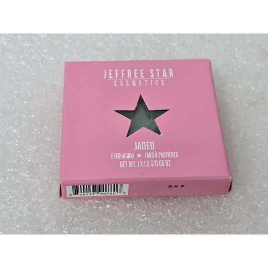 Jeffree Star Cosmetics Single Eyeshadow Jaded 0.05 Oz Pink Box