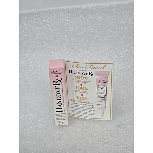Too Faced Hangover Replenishing Face Primer .16oz Silicone-Free Travel Size