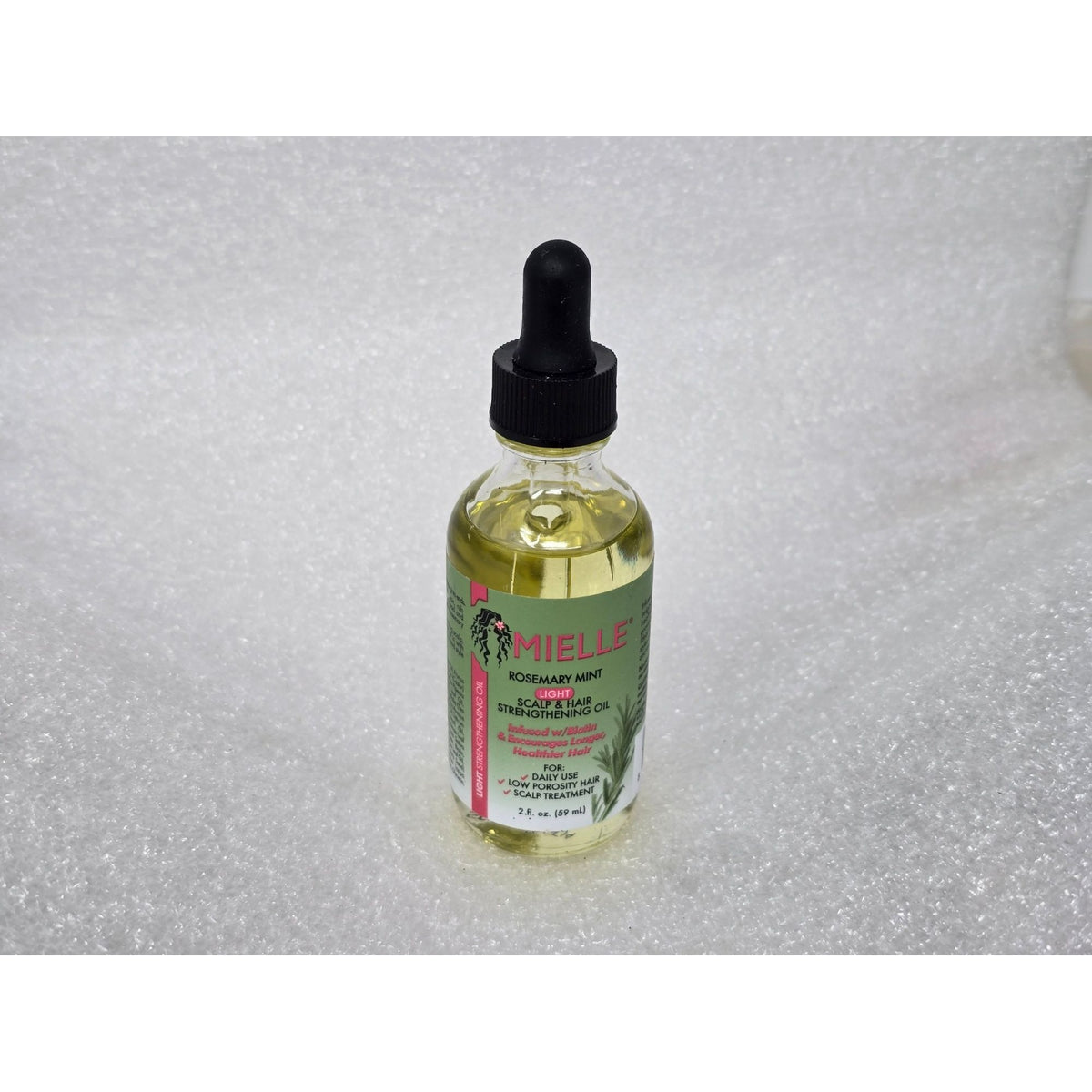 Mielle Rosemary Mint Scalp & Hair Strengthening Oil 2 oz For Low Porosity Hair