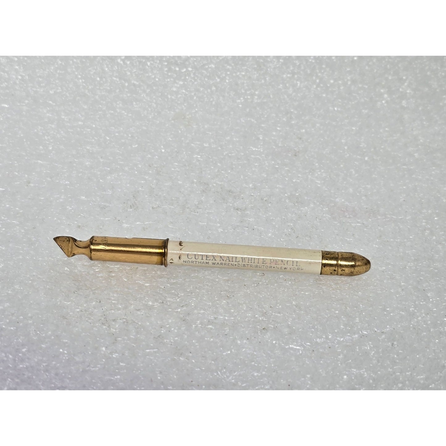 Vintage Cutex Nail White Pencil Manicure Tool Northam Warren Distributor