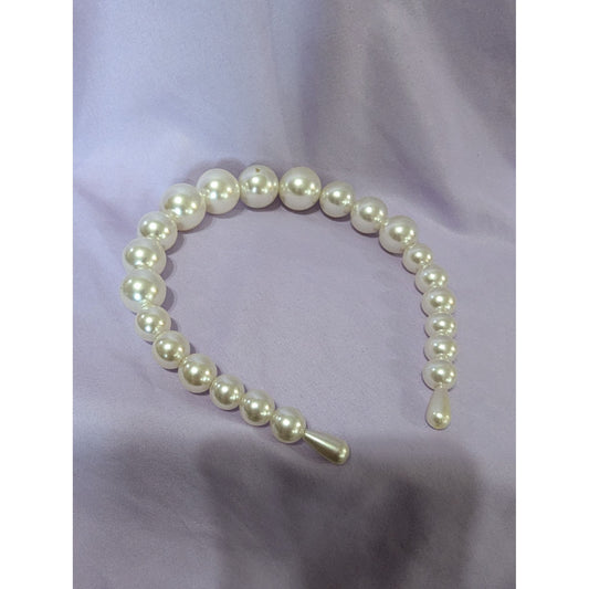 Faux Pearl Beaded Headband For Women