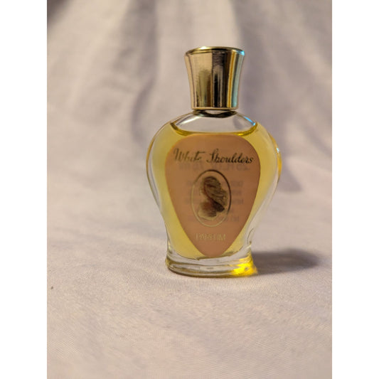 White Shoulders Parfum 0.25 Oz Mini Perfume Vintage Bottle Collectible Fragrance