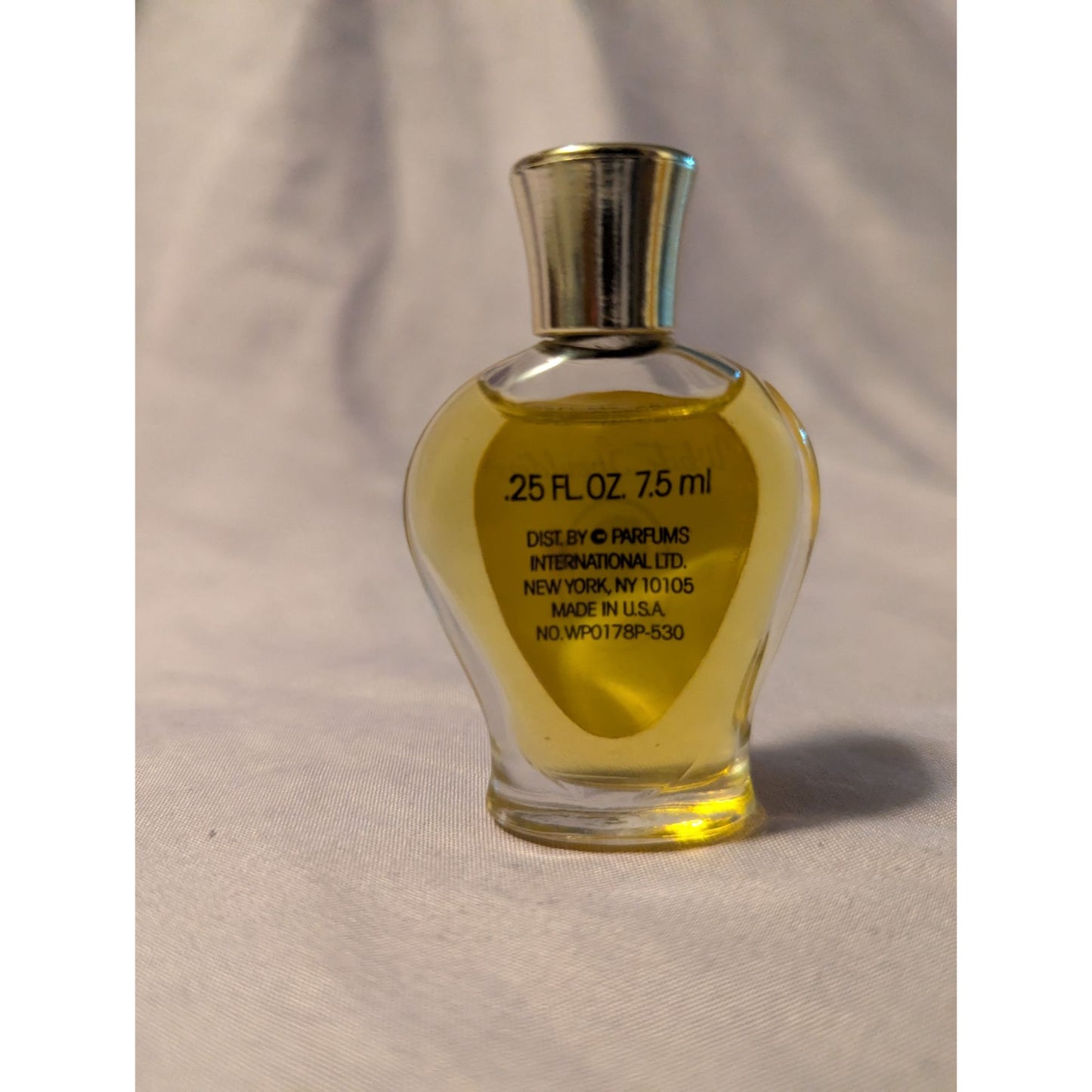 White Shoulders Parfum 0.25 Oz Mini Perfume Vintage Bottle Collectible Fragrance