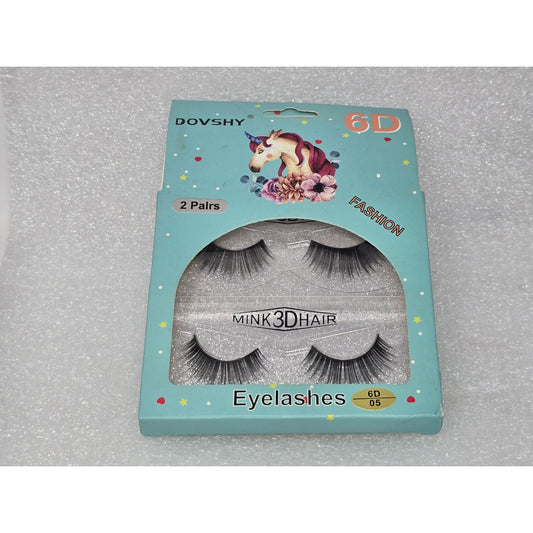 Dovshy 6D Mink 3D Hair Eyelashes 2 Pairs