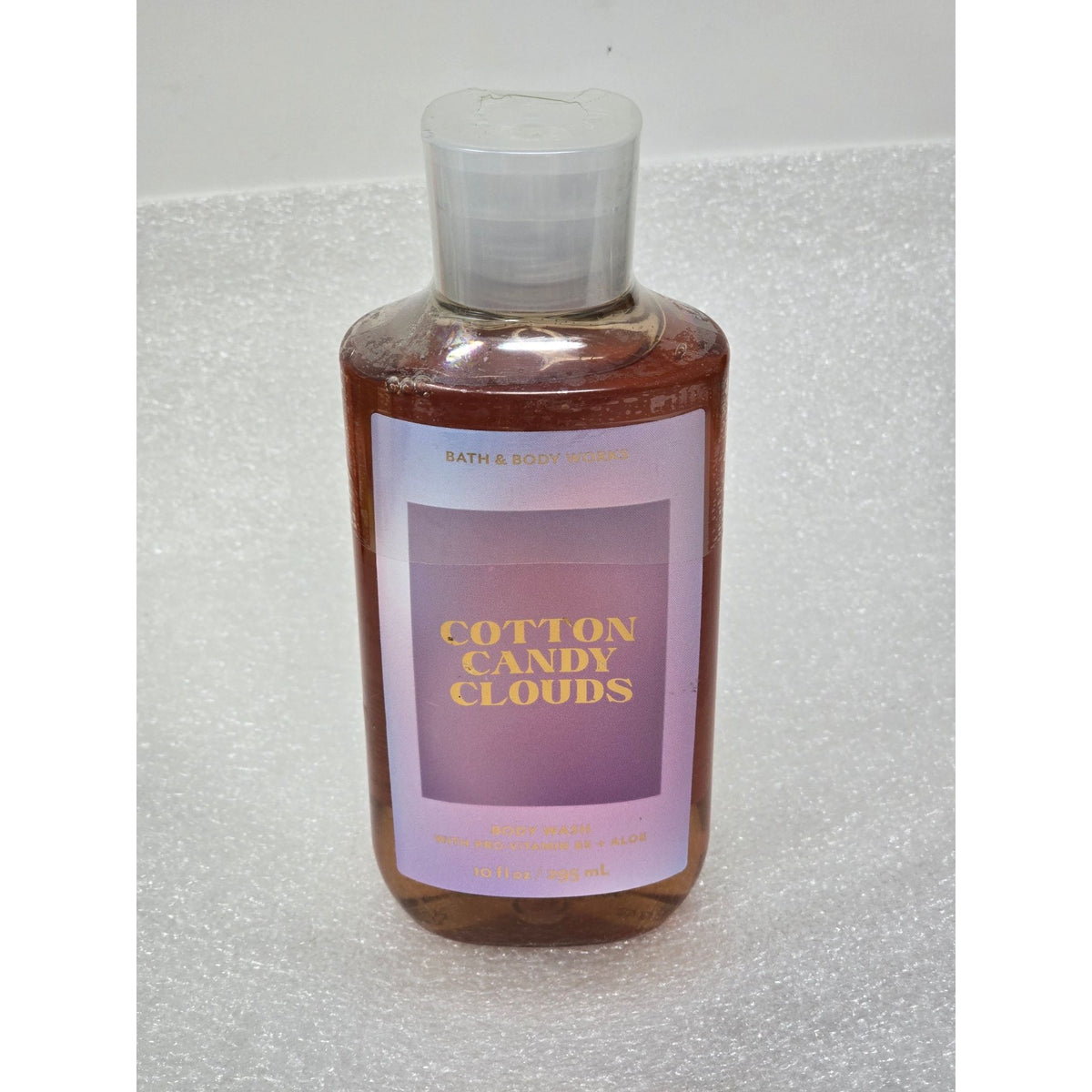 Bath & Body Works Cotton Candy Clouds Body Wash 10 oz With Pro-Vitamin B5 & Aloe