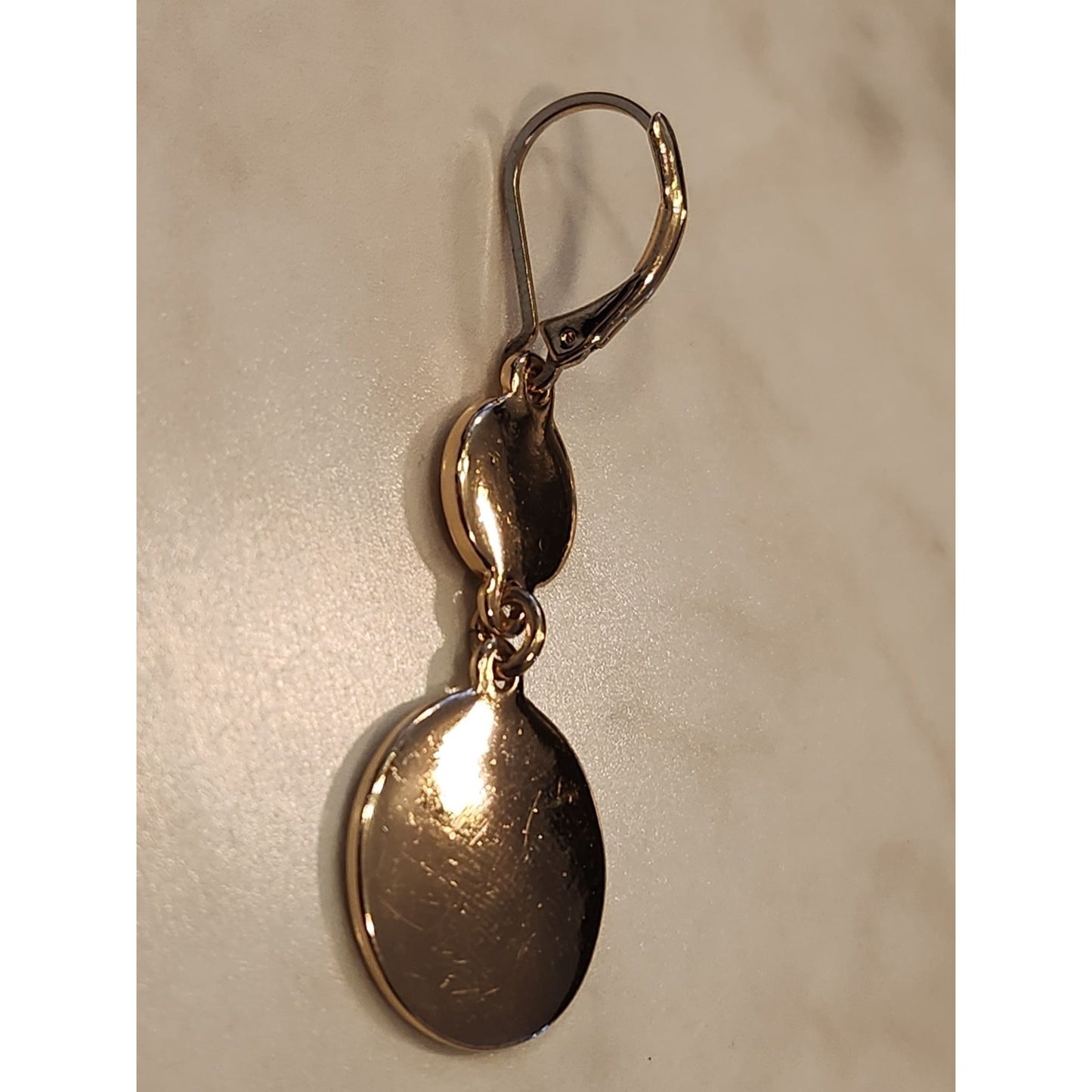 Napier Gold-Tone Drop Earrings With Pave Crystals & Textured Design