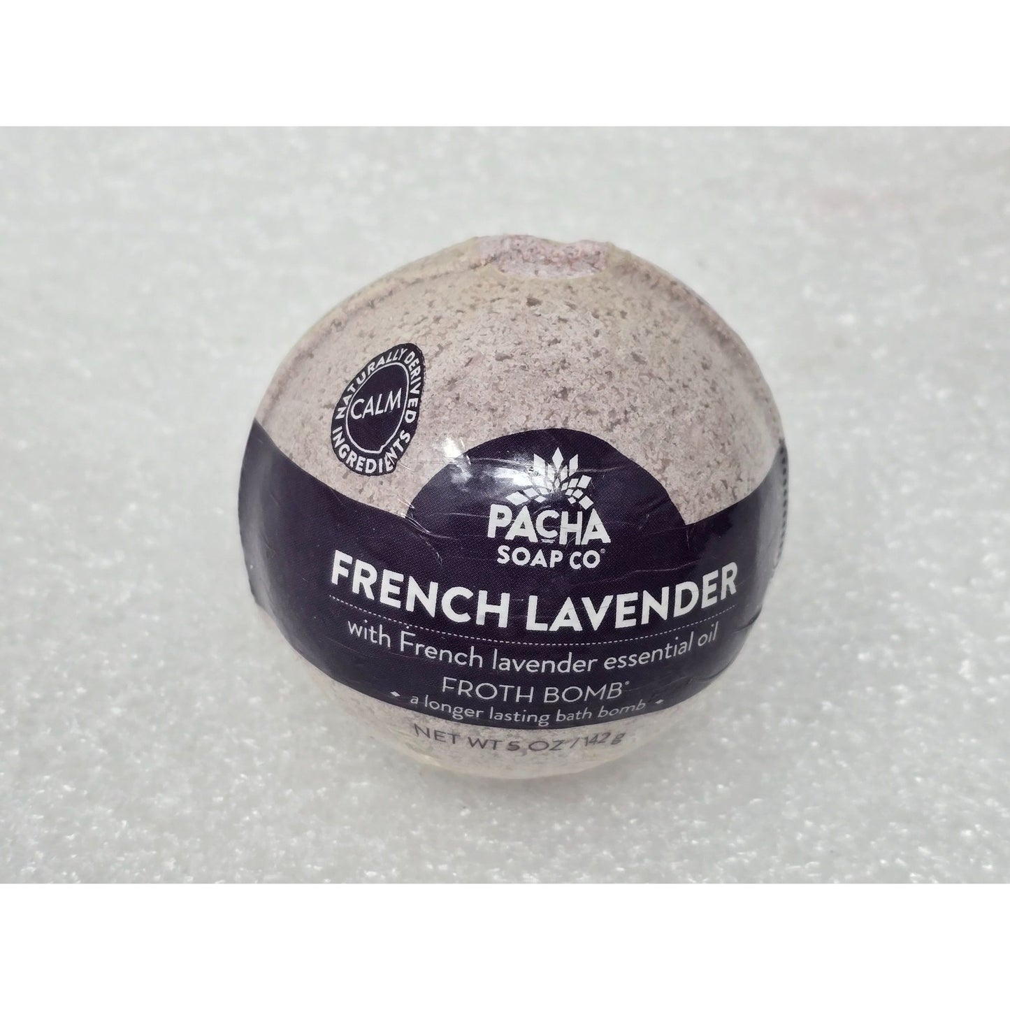 Pacha Soap Co French Lavender Froth Bomb 5 oz With Essential Oil